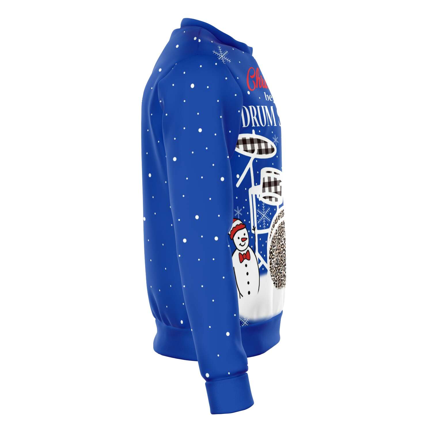 Christmas Begin With Drum Songs Blue Sweatshirt - { shop_name }} - Review