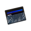 Music Denim Print Card Holder