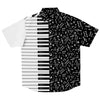 Piano Music Notes Short Sleeve