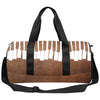 Piano Keys Brown Travel Bag