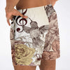 Music Notes Birds Shorts