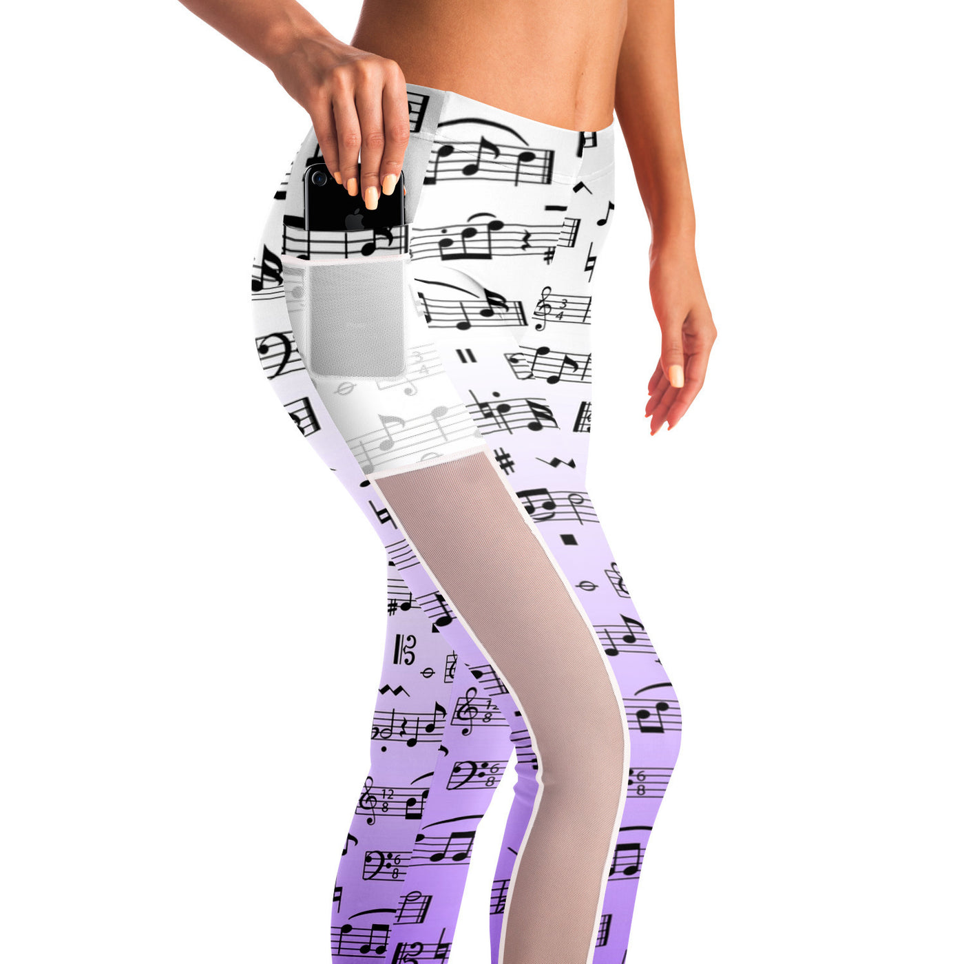 Music Notes Pocket Leggings