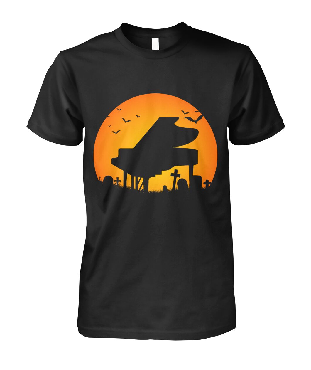 Grand Piano Halloween T-Shirt