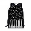 Piano Keyboard Musical Note Backpacks