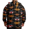 Electric Guitar Plus-Size Zip Hoodie