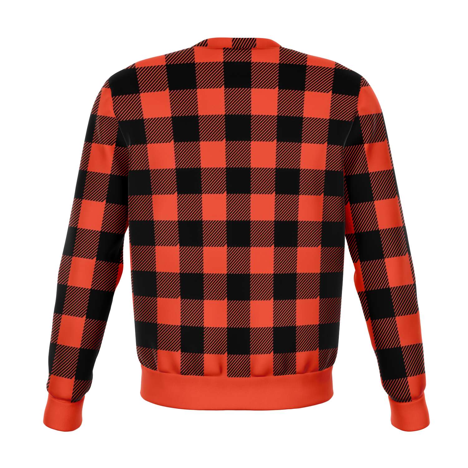 Santa Claus Playing Guitar Orange Sweatshirt