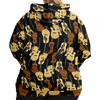 Guitar Wave Plus-Size Zip Hoodie