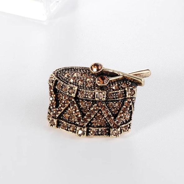 Snare Drum Brooch