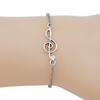 Music Note Symbol Chain Bracelet