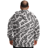Piano Keys Wave Plus-Size Zip Hoodie