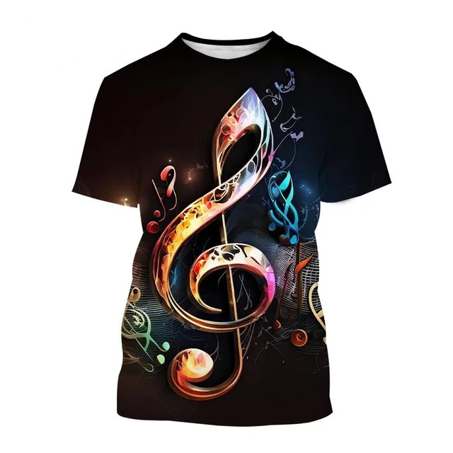 New Music Note Art T-shirt
