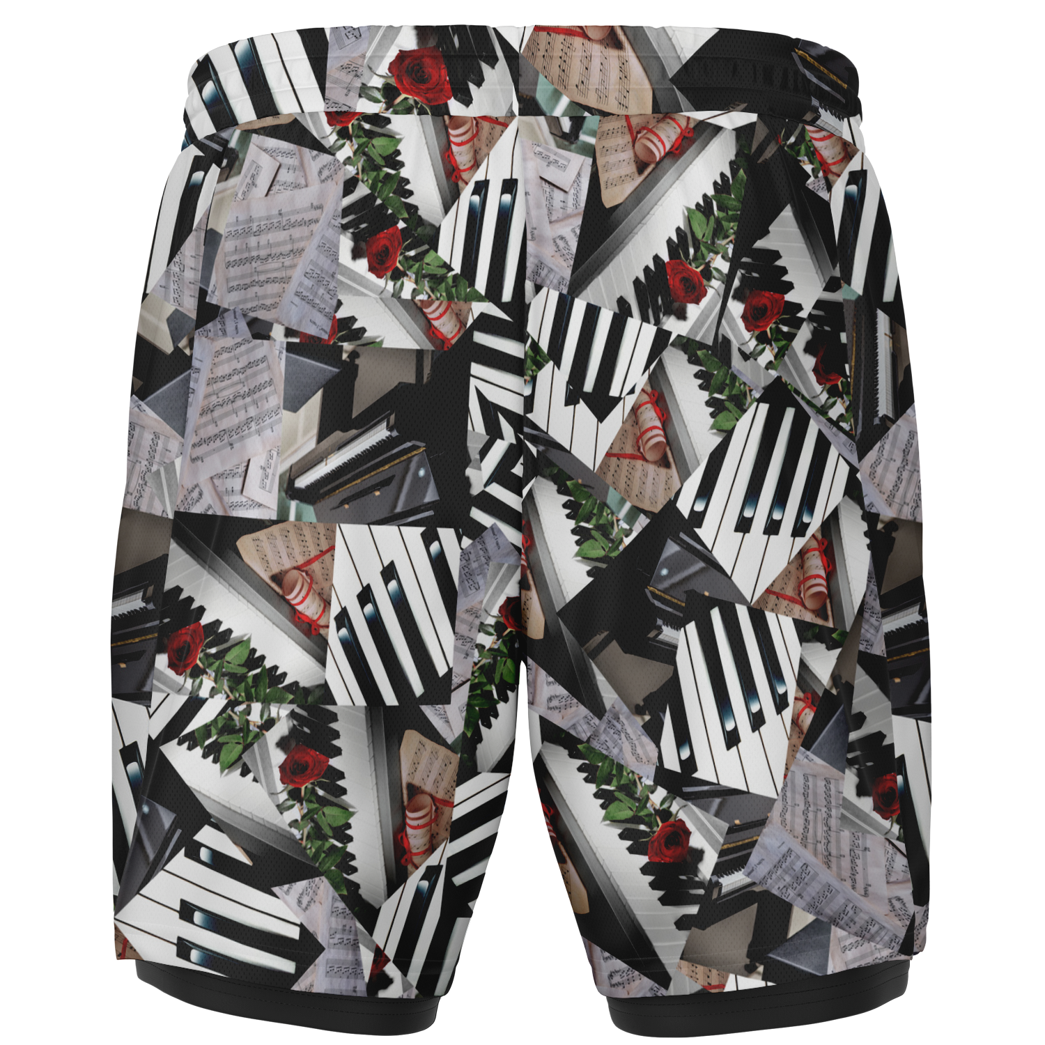 Piano Keys 2-In-1 Shorts