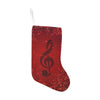 Treble Clef Christmas Stock