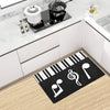 Cartoon Music Kitchen Mat 28"x17"