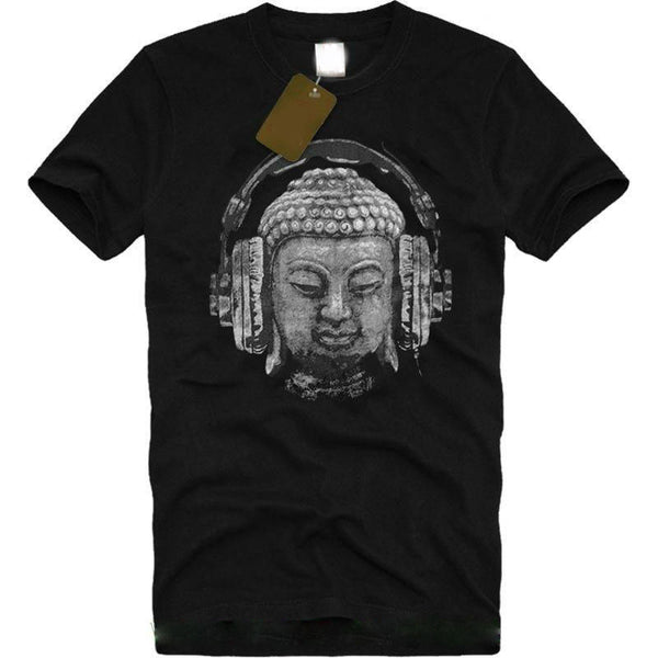 DJ Buddha Headphone T-shirt - Artistic Pod