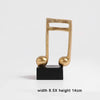 Golden Music Notes Ornament