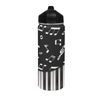 Piano & Music Insulated Bottle With Straw Lid