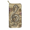 Luxury Dragon Music Notes Wallet