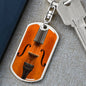 Violin Keychain
