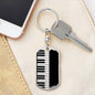Piano Swivel Keychain