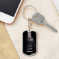Black Electric Guitar Swivel Keychain