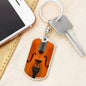 Violin Keychain