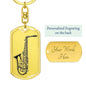 Saxophone Keychain