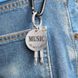 Music Is My Life Screwdriver Keychain