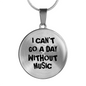 I Can't Go a Day Without Music Bangle & Necklace