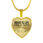MUSIC IS LIFE Loop or Shuffle Pullover Necklace & Bangle