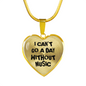 I Can't Go a Day Without Music Necklace & Bangle