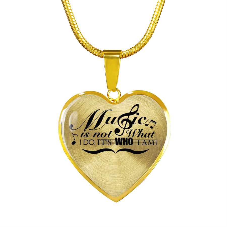 Music is not what I Do Necklace & Bangle