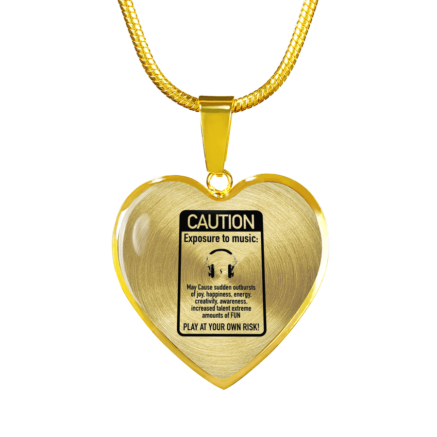 Caution Exposure to music Ultra Cotton Necklace & Bangle - Artistic Pod Review