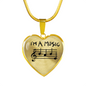 I'M A Music Babe Necklace & Bangle