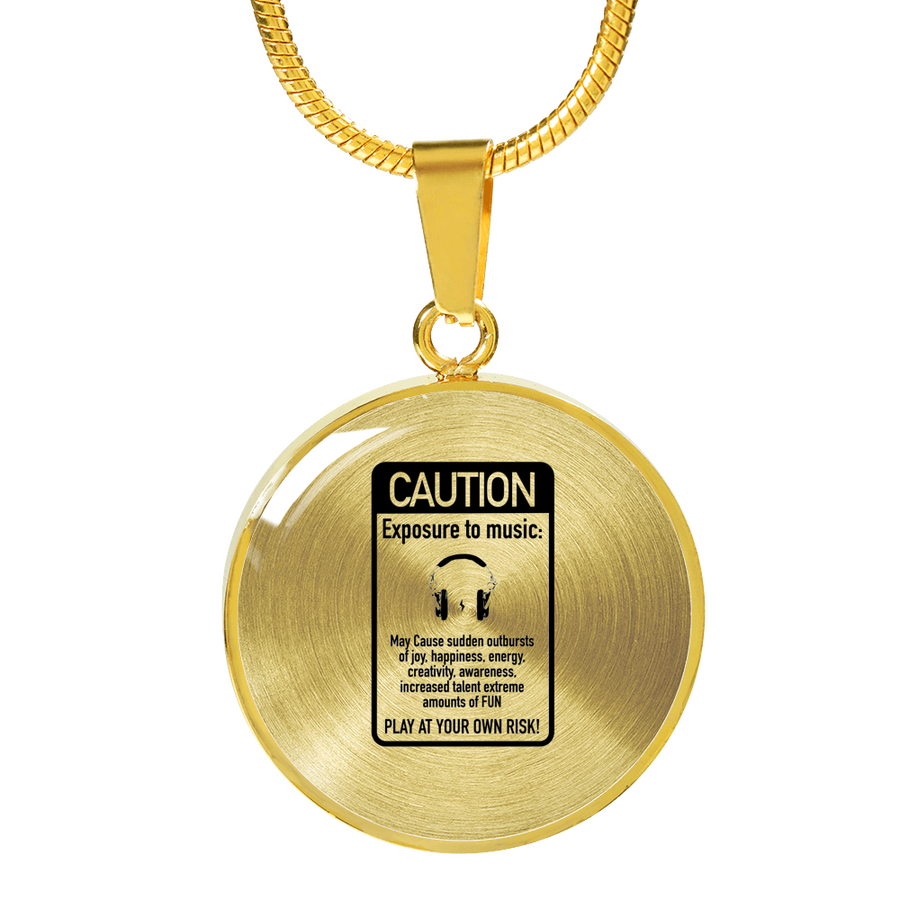 Caution Exposure to music Ultra Cotton Bangle & Necklace - Artistic Pod Review