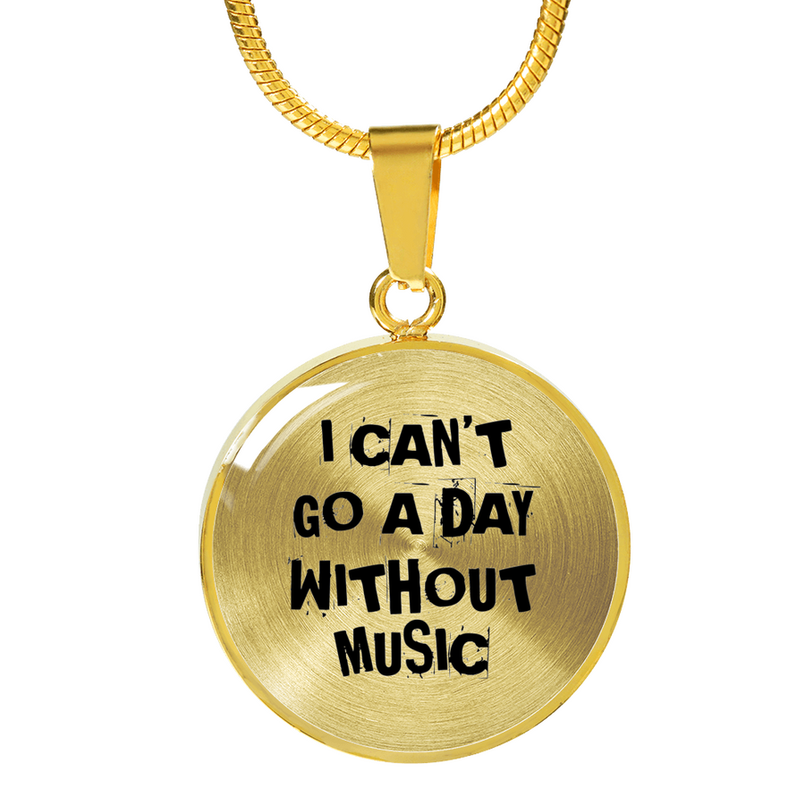 I Can't Go a Day Without Music Bangle & Necklace
