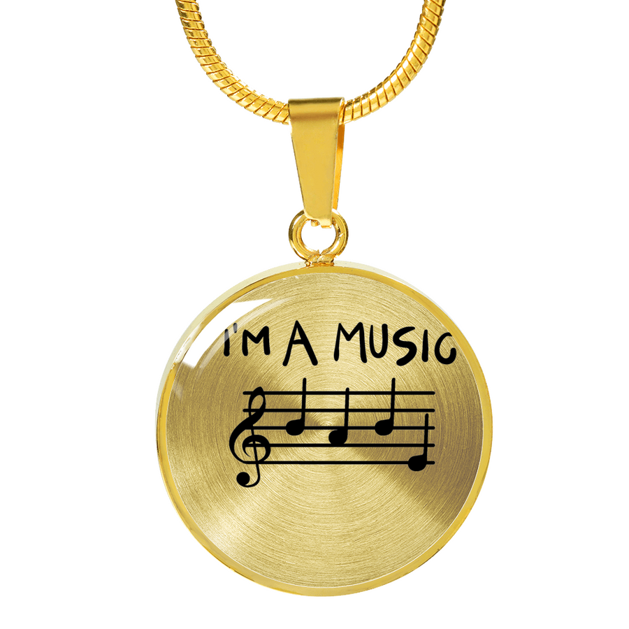 I'M A Music Babe Bangle & Necklace