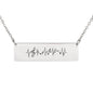 Musical Heartbeat Bar Necklace