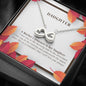 Daughter Infinity Hearts Necklace