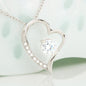 To My Mother Heart Necklace