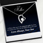 To My Mother Heart Necklace