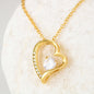 To My Mother Heart Necklace