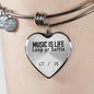 MUSIC IS LIFE Loop or Shuffle Pullover Necklace & Bangle