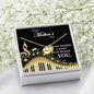 Piano Keys Music Mom Necklace