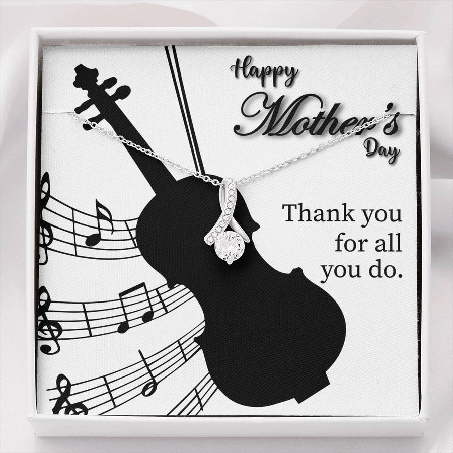 Violin Mother's Day Alluring Necklace