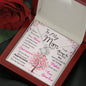 To My Mom Love Knot Necklace