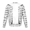 Music Notes White Sweatshirt