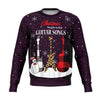 Christmas Begin With Guitar Songs Plum Sweatshirt
