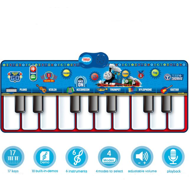 Portable Toy Piano Keyboard Mat
