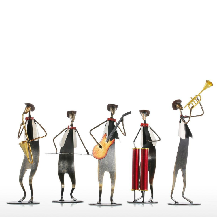 Musical Instrument Metal Sculptures